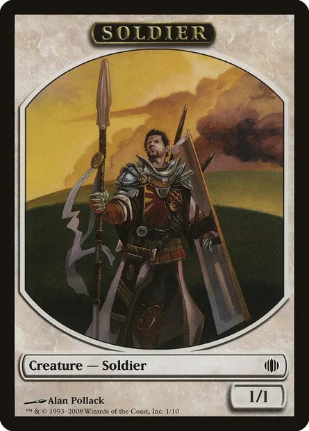 Soldier, Magic card TALA 1 — Shards of Alara Tokens set