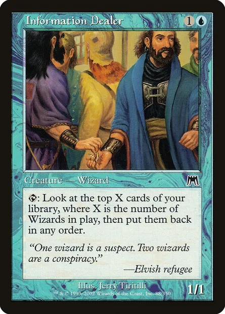 Vendeur de renseignements, carte Magic ONS 88 — extension Carnage