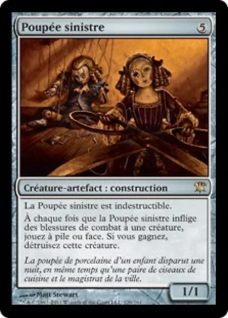 Poupée sinistre, carte Magic ISD 220 — extension Innistrad