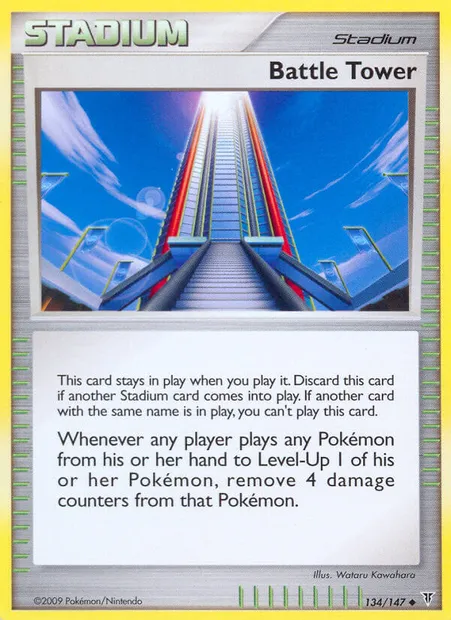 Battle Tower, Pokémon card SV 134 — Supreme Victors set