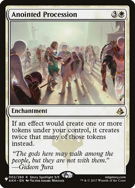 Anointed Procession, Magic card PLST AKH-2 — The List set
