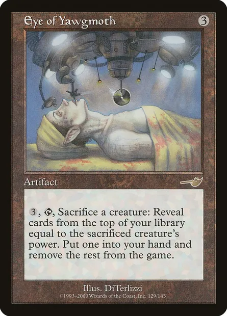Eye of Yawgmoth, Magic card NEM 129 — Nemesis set