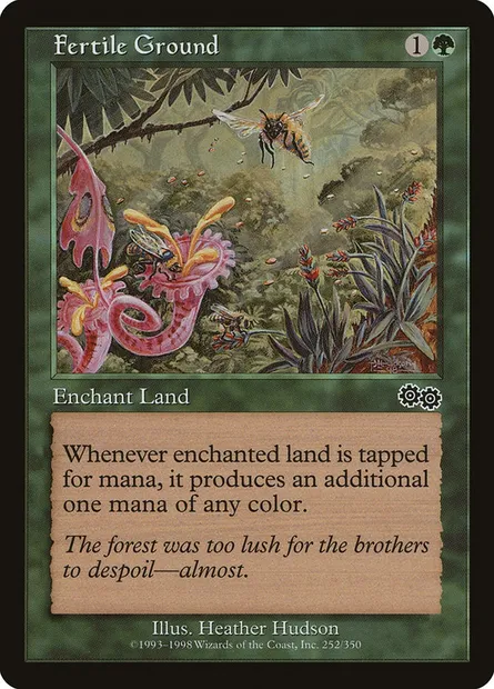 Fertile Ground, Magic card USG 252 — Urza's Saga set
