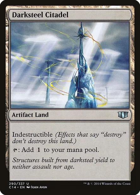Darksteel Citadel, Magic card C14 290 — Commander 2014 set