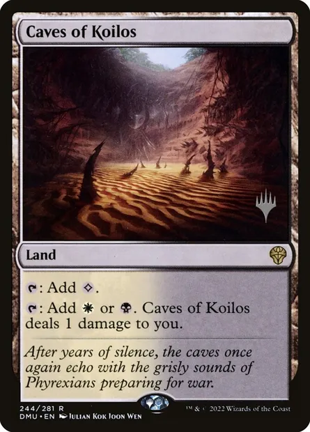Cavernes de Koïlos, carte Magic PDMU 244p — extension Dominaria United Promos