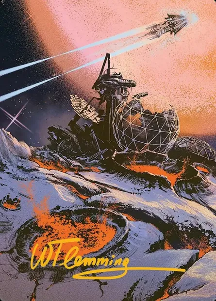 Petrified Field // Petrified Field, Magic card AEOE 52 — Edge of Eternities Art Series set