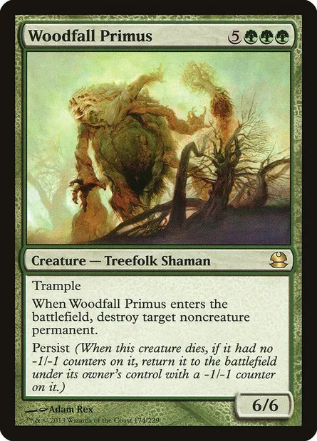 Woodfall Primus, Magic card MMA 174 — Modern Masters set