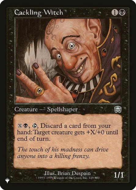 Sorcier caquetant, carte Magic PLST MMQ-119 — extension The List