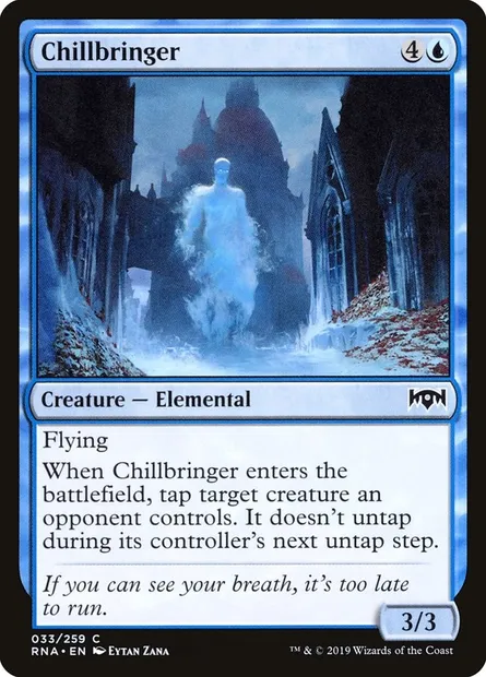 Chillbringer, Magic card RNA 33 — Ravnica Allegiance set