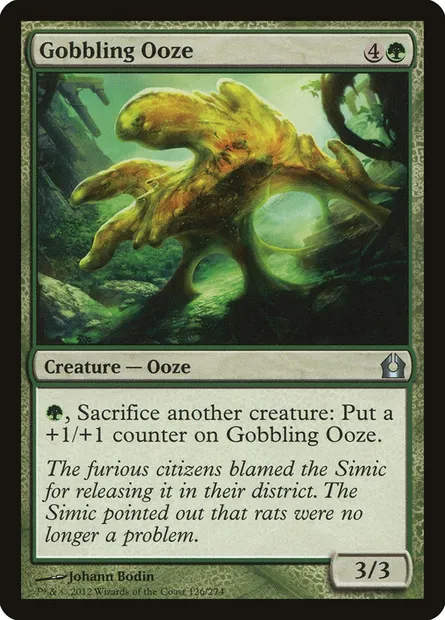Gobbling Ooze, Magic card RTR 126 — Return to Ravnica set