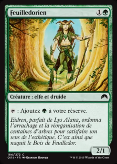 Feuilledorien, carte Magic ORI 184 — extension Magic Origines