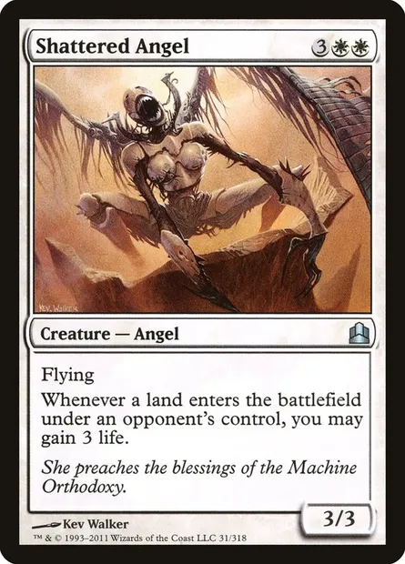 Shattered Angel, Magic card CMD 31 — Commander 2011 set