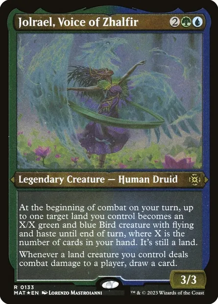 Jolrael, Voice of Zhalfir, Magic card MAT 133 — March of the Machine: The Aftermath set