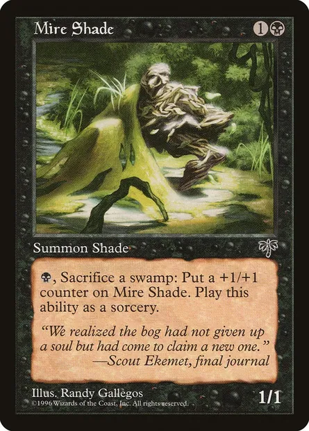 Mire Shade, Magic card MIR 131 — Mirage set