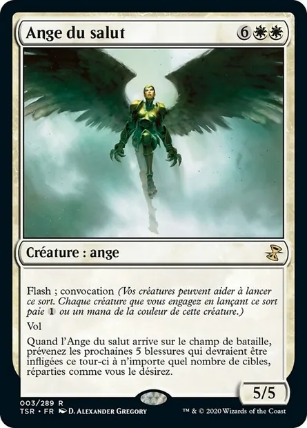 Ange du salut, carte Magic TSR 3 — extension Spirale Temporelle Remastered