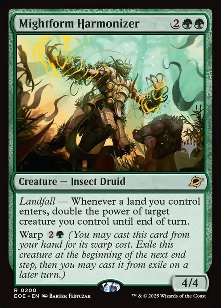 Harmonisateur puissaforme, carte Magic PEOE 200p — extension Edge of Eternities Promos