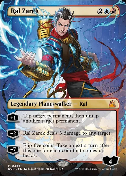 Ral Zarek, Magic card RVR 445 — Ravnica Remastered set