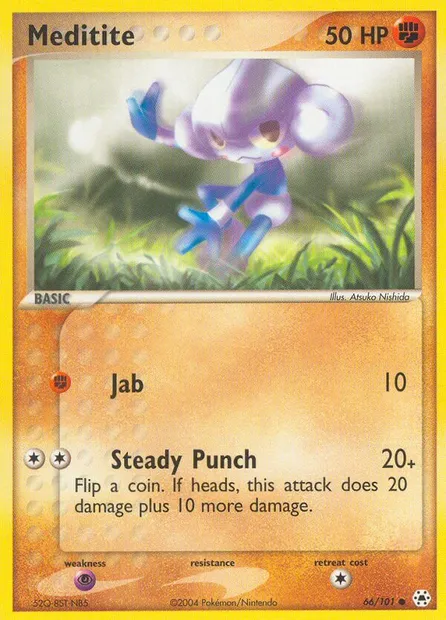 Meditite, Pokémon card HL 66 — Hidden Legends set