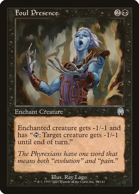 Présence flétrie, carte Magic APC 39 — extension Apocalypse