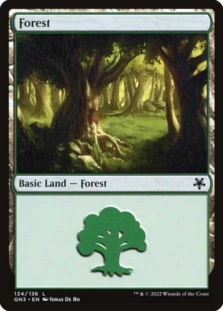 Forest, Magic card GN3 134 — Game Night: Free-for-All set