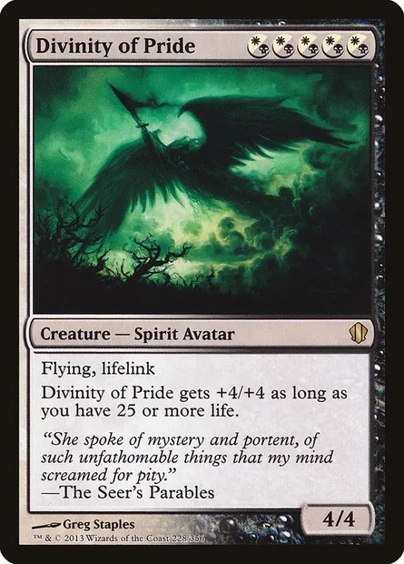 Divinity of Pride, Magic card C13 228 — Commander 2013 set