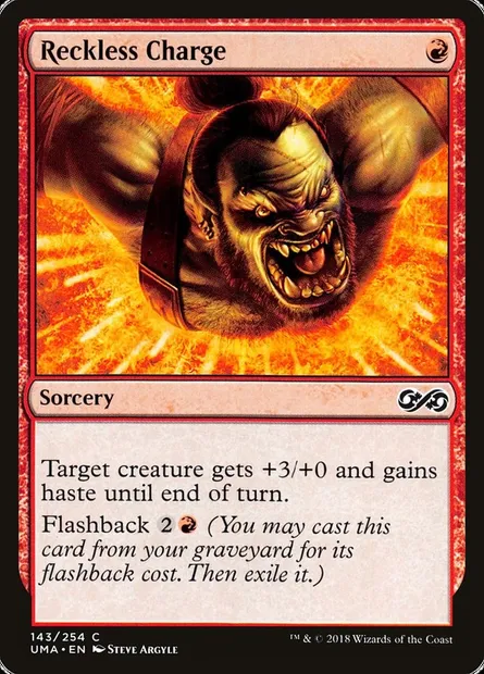 Reckless Charge, Magic card UMA 143 — Ultimate Masters set