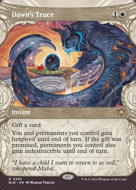 Dawn's Truce, Magic card BLB 295 — Bloomburrow set