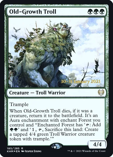 Troll primaire, carte Magic PKHM 185s — extension Kaldheim Promos