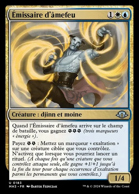 Émissaire d'âmefeu, carte Magic MH3 183 — extension Modern Horizons 3