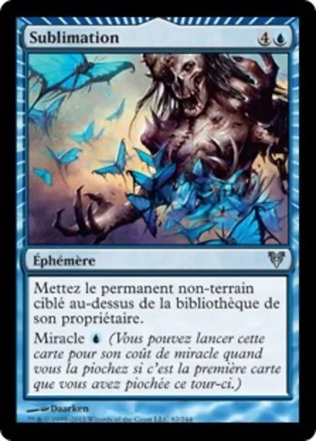 Sublimation, carte Magic AVR 82 — extension Avacyn ressuscitée