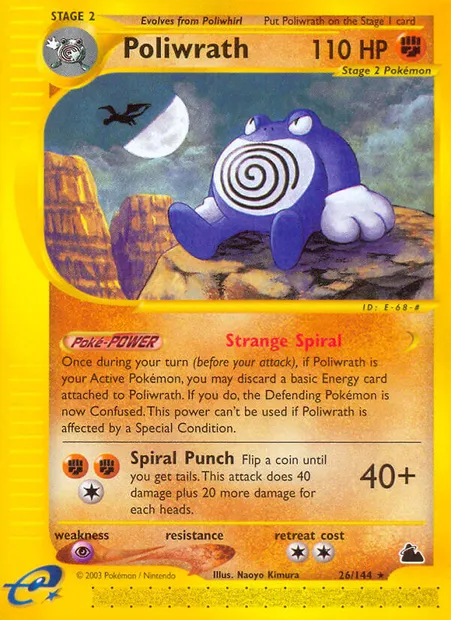Tartard, carte Pokémon SK 26 — extension Skyridge