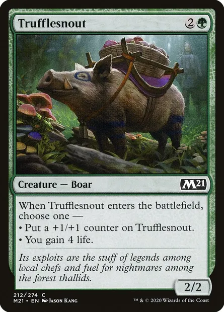 Trufflesnout, Magic card M21 212 — Core Set 2021 set