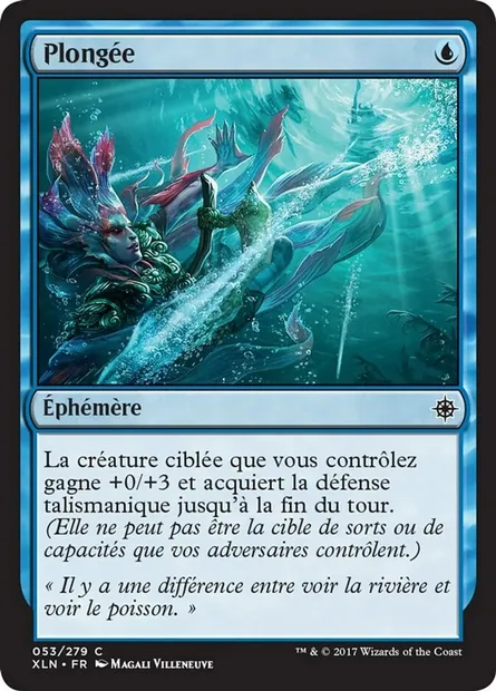 Plongée, carte Magic XLN 53 — extension Ixalan