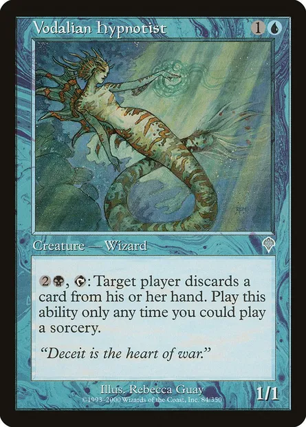 Hypnotiseuse vodaliane, carte Magic INV 84 — extension Invasion