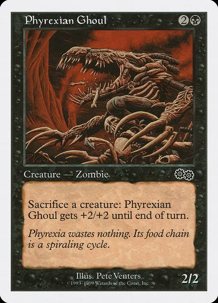 Goule phyrexiane, carte Magic BRB 50 — extension Battle Royale Box Set