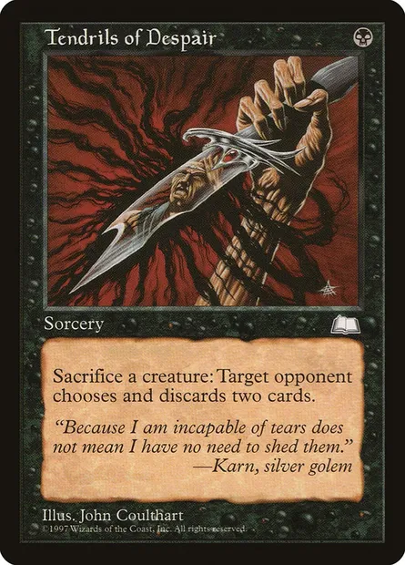 Vrilles du désespoir, carte Magic WTH 83 — extension Aquilon