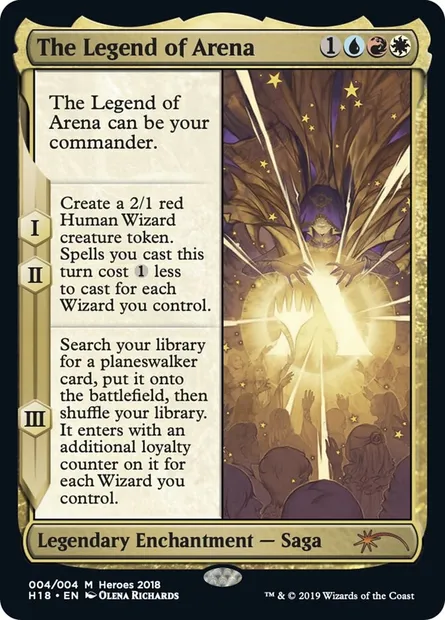 The Legend of Arena, Magic card PH18 4 — 2018 Heroes of the Realm set