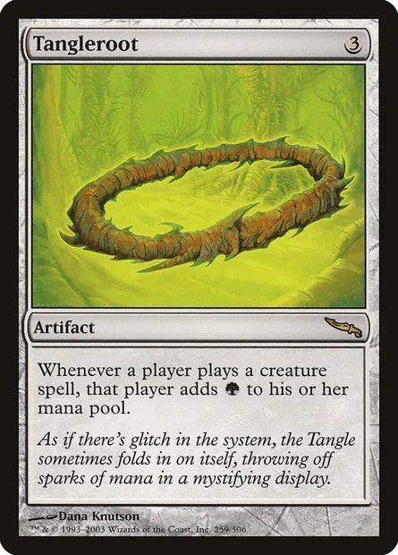 Tangleroot, Magic card MRD 259 — Mirrodin set