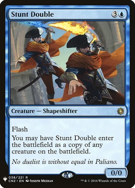 Stunt Double, Magic card PLST CN2-38 — The List set