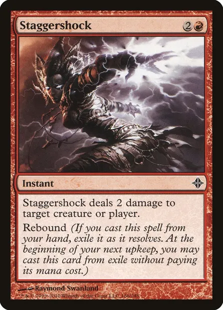 Staggershock, Magic card ROE 166 — Rise of the Eldrazi set