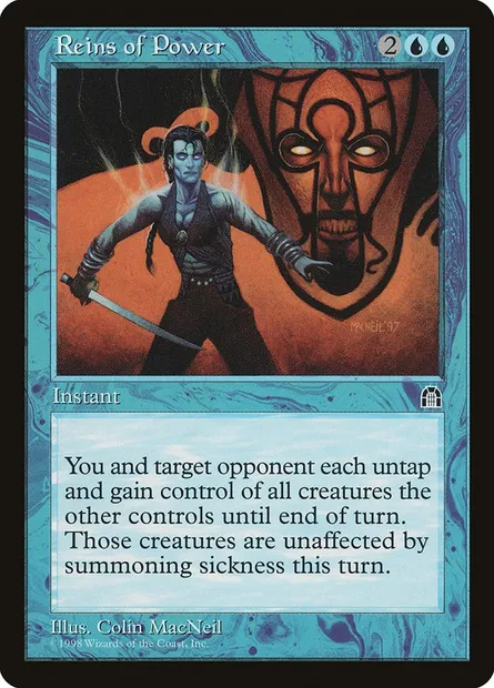 Rênes du pouvoir, carte Magic STH 41 — extension Forteresse