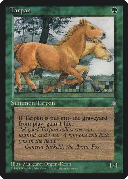 Tarpan, Magic card ICE 267 — Ice Age set