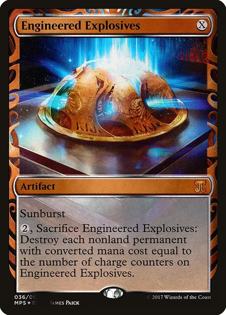 Engineered Explosives, Magic card MPS 36 — Kaladesh Inventions set