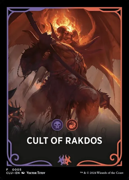 Cult of Rakdos, carte Magic FCLU 5 — extension Ravnica: Clue Edition Front Cards