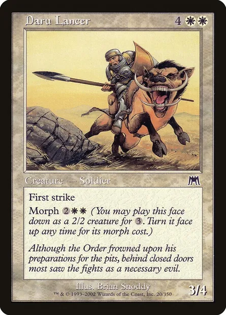 Lancier daru, carte Magic ONS 20 — extension Carnage