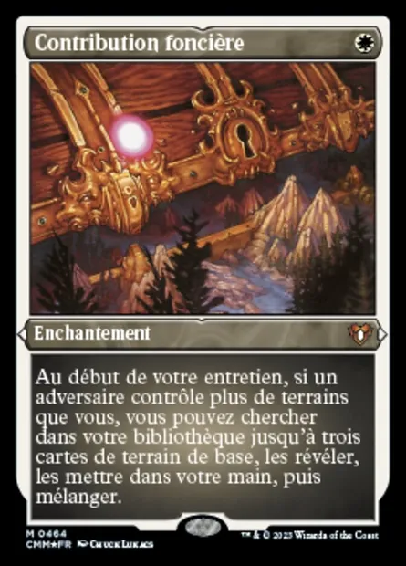 Contribution foncière, carte Magic CMM 464 — extension Commander Masters