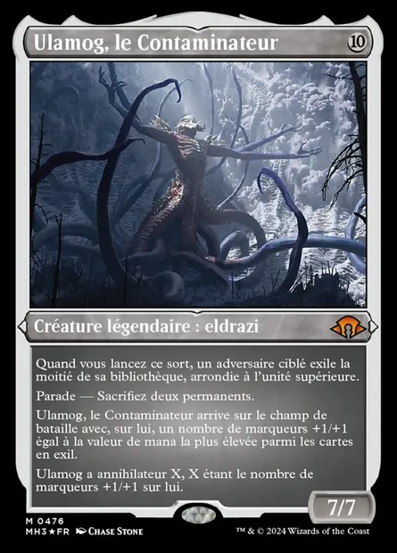 Ulamog, le Contaminateur, carte Magic MH3 476 — extension Modern Horizons 3