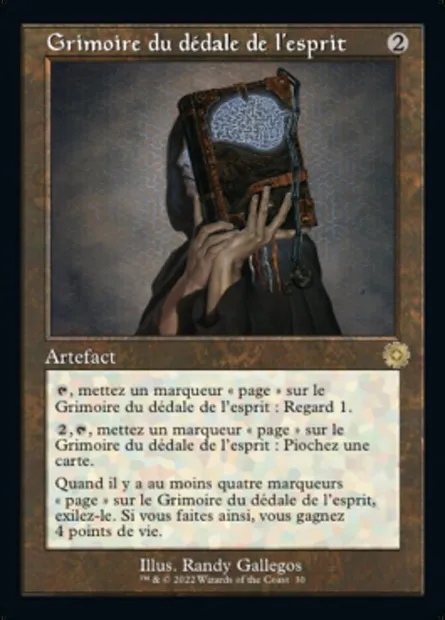 Grimoire du dédale de l'esprit, carte Magic BRR 30 — extension The Brothers' War Retro Artifacts