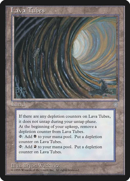 Conduits de lave, carte Magic ICE 358 — extension Ere Glaciaire