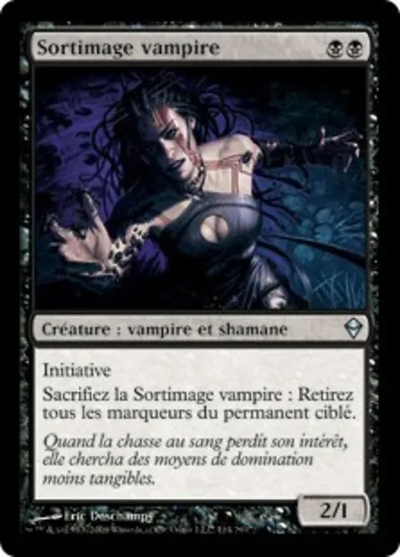 Sortimage vampire, carte Magic ZEN 114 — extension Zendikar